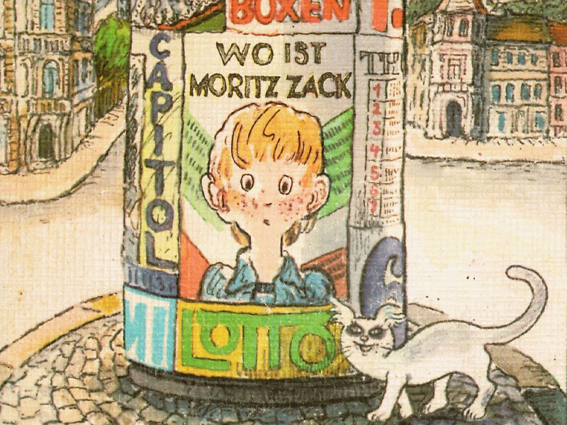 BF 2026 - Moritz in der Litfaßsäule Foto: LeiV-Verlag